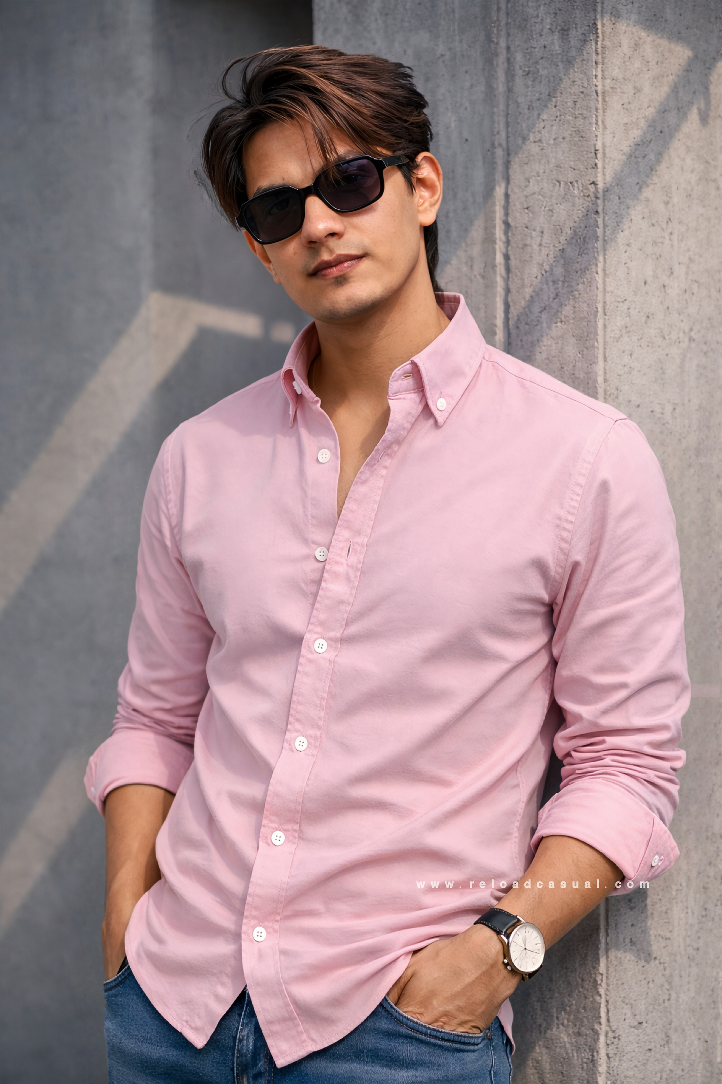 Cotton Oxford Slim Fit Shirt