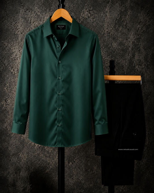 Premium Satin Shirt & Adjustable Pant Combo