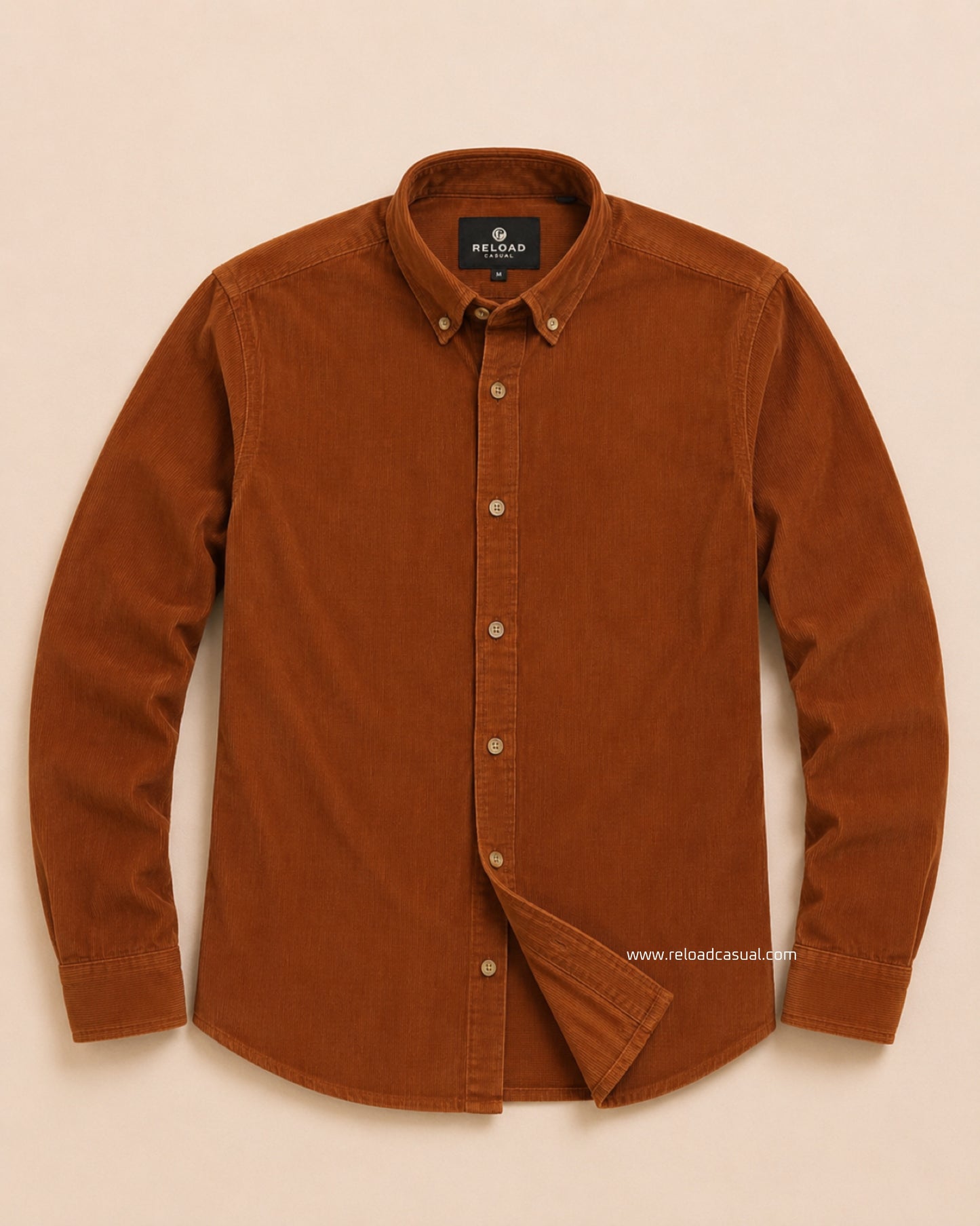 Italian Fit Corduroy Shirt