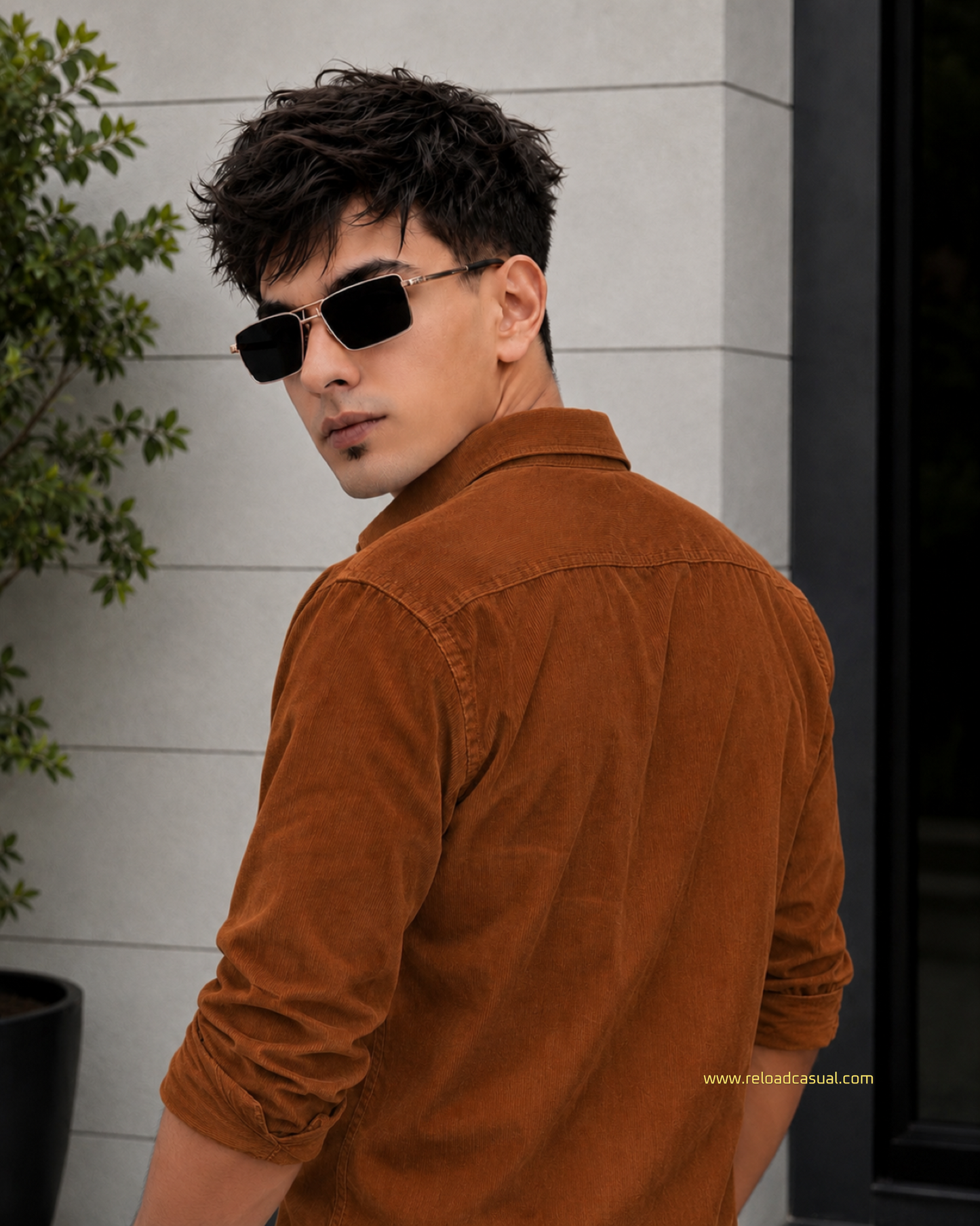 Italian Fit Corduroy Shirt