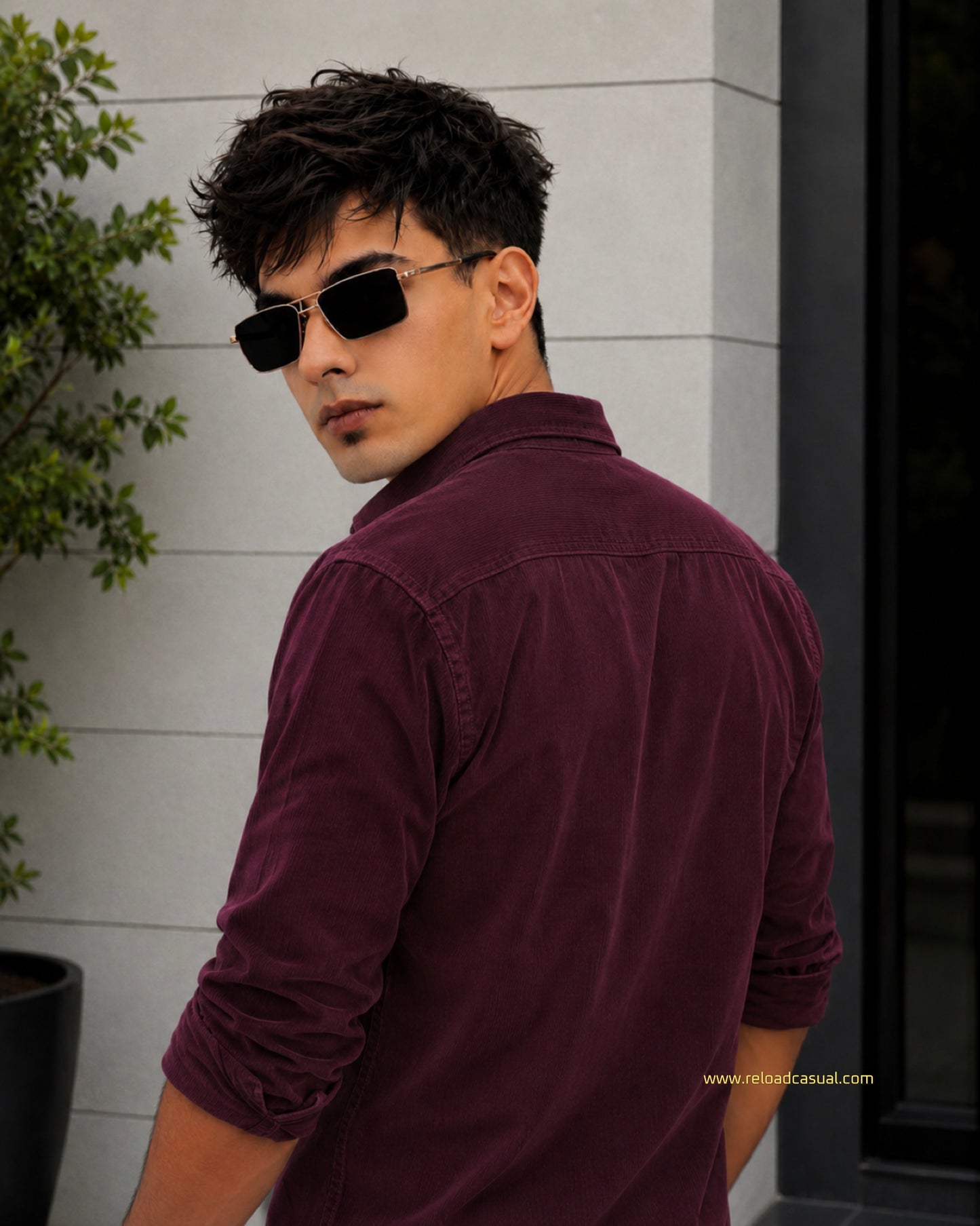 Italian Fit Corduroy Shirt