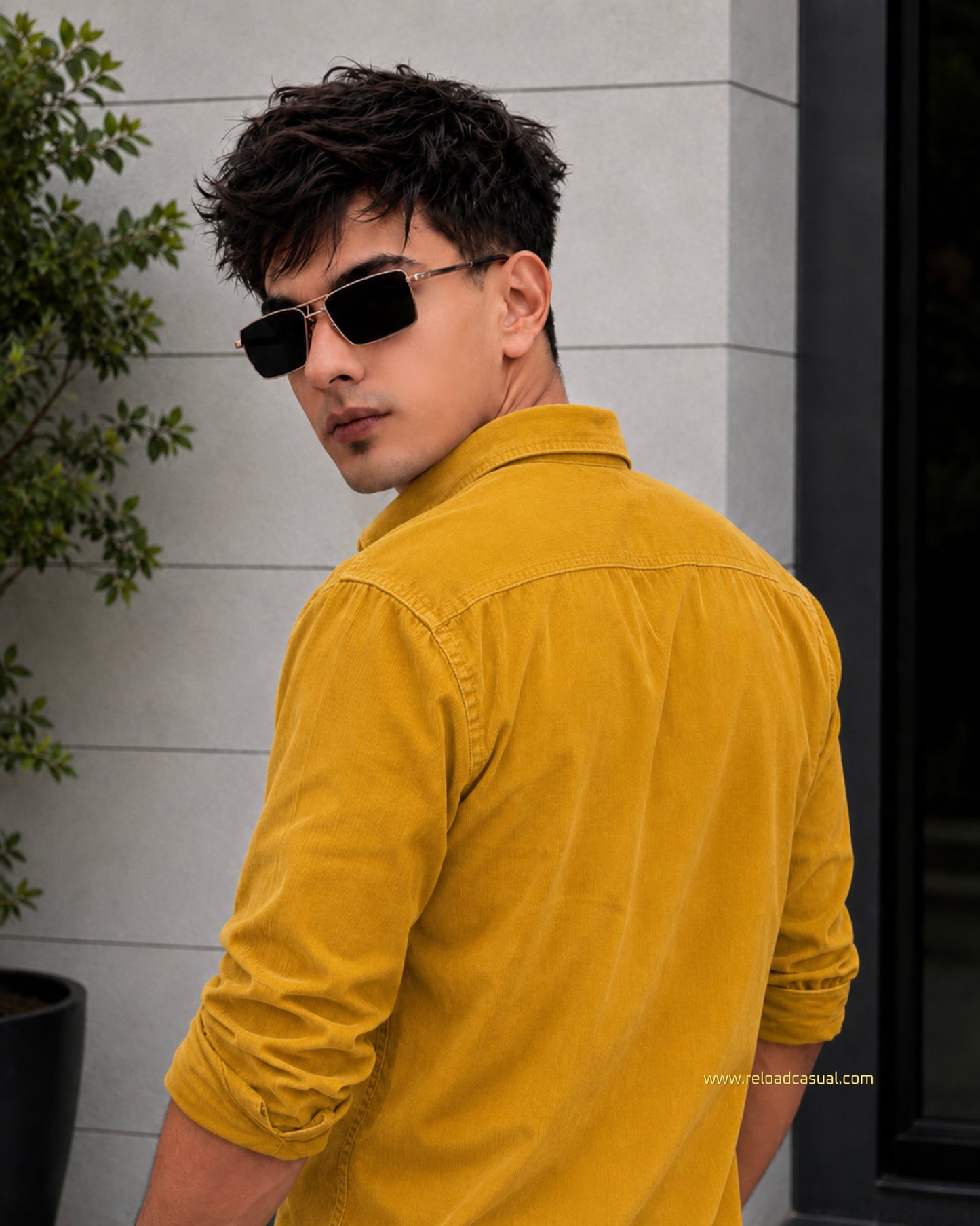 Italian Fit Corduroy Shirt
