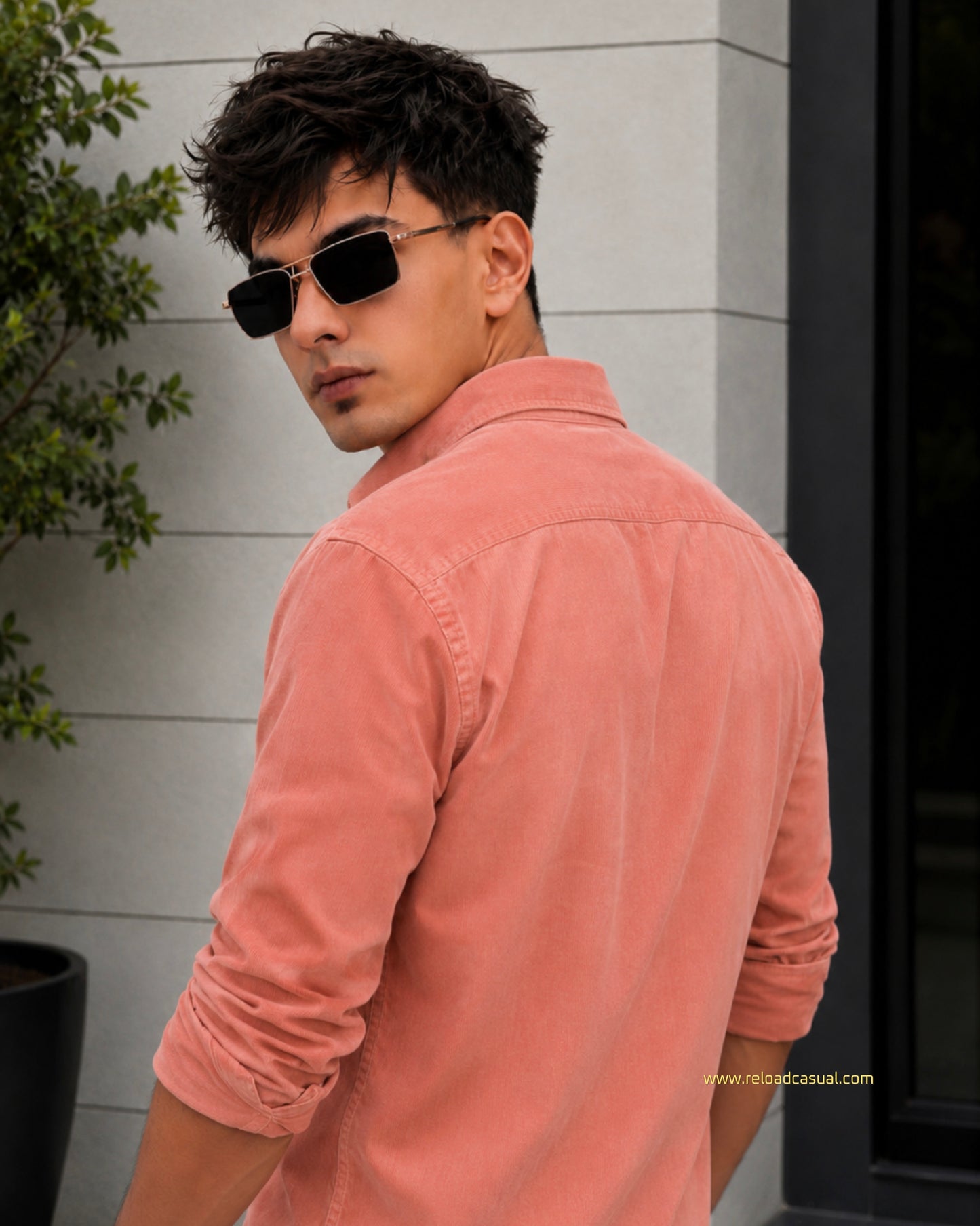 Italian Fit Corduroy Shirt