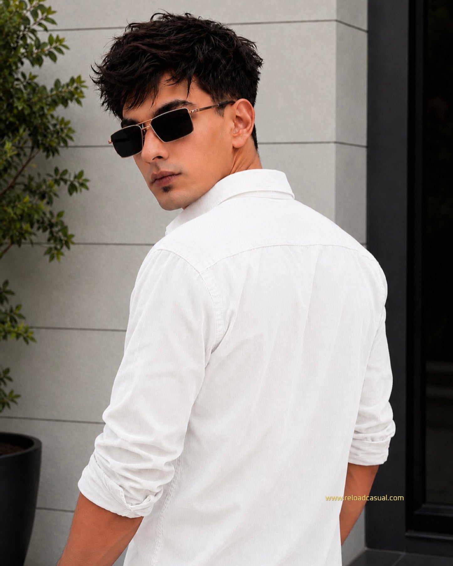 Italian Fit Corduroy Shirt