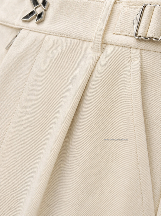 Modern Fit Double Buckle Gurkha Pant