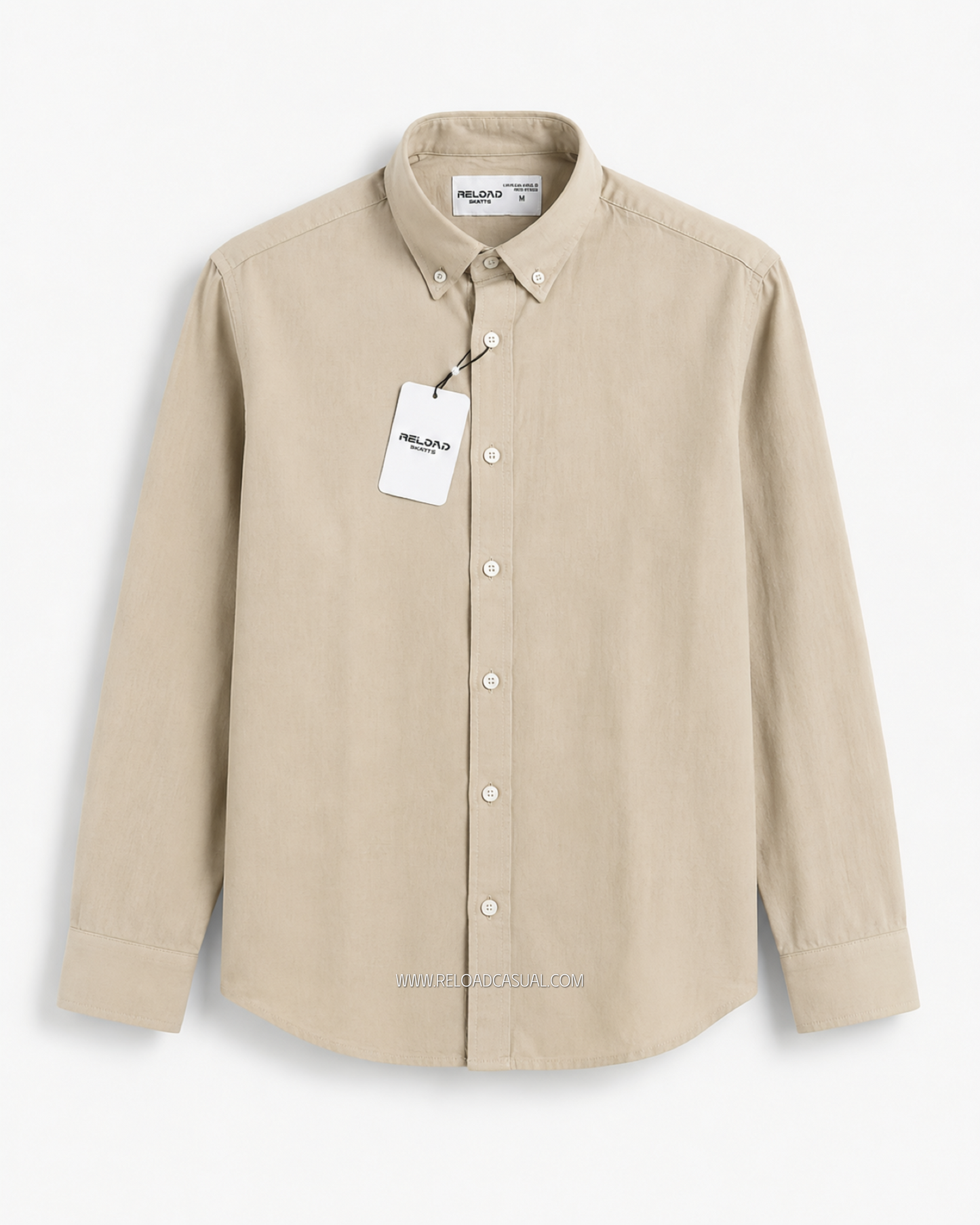 Men's Solid Slub Linen Fit Shirt