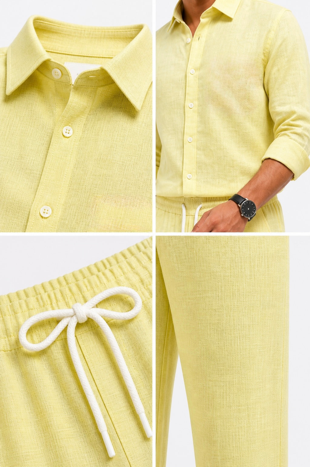 Summer Comfort Linen Tracksuit Set