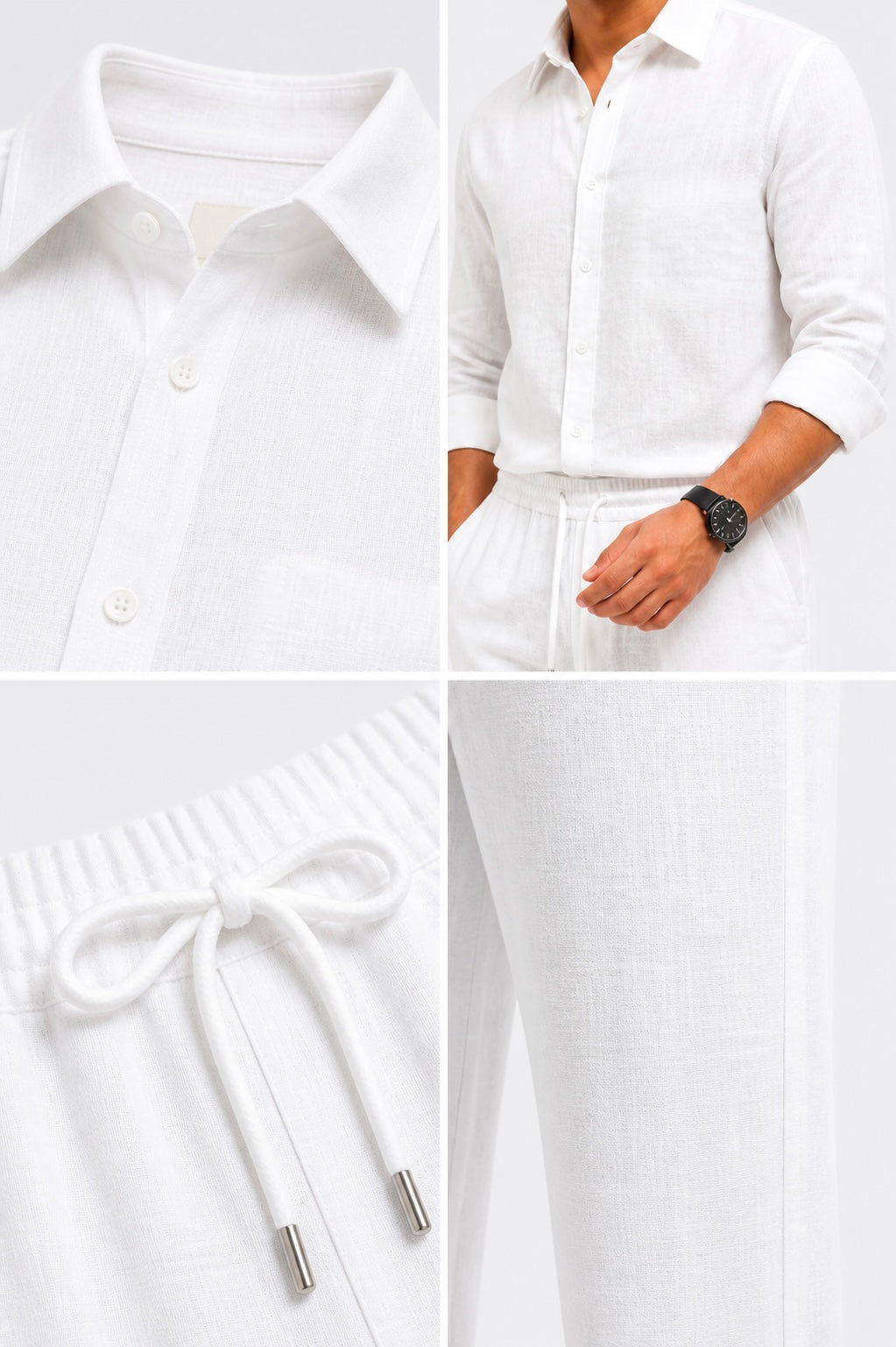 Summer Comfort Linen Tracksuit Set
