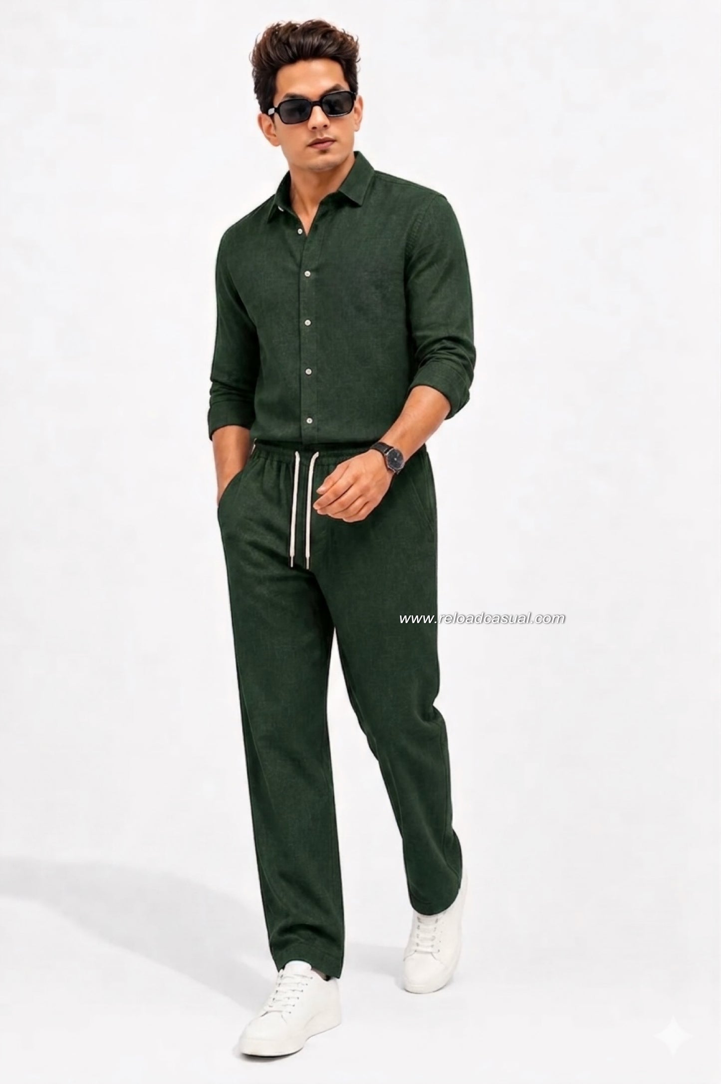Summer Comfort Linen Tracksuit Set