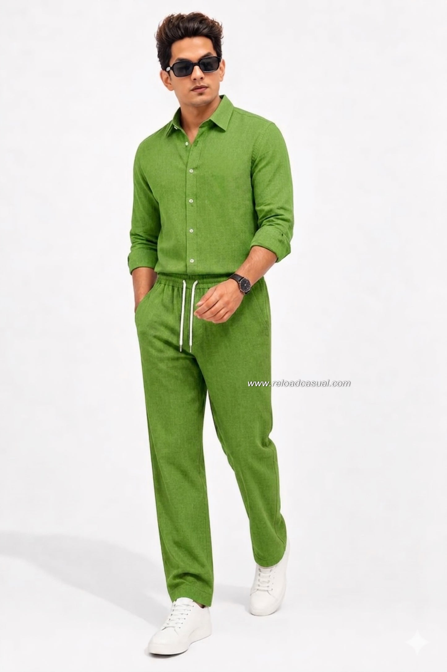 Summer Comfort Linen Tracksuit Set