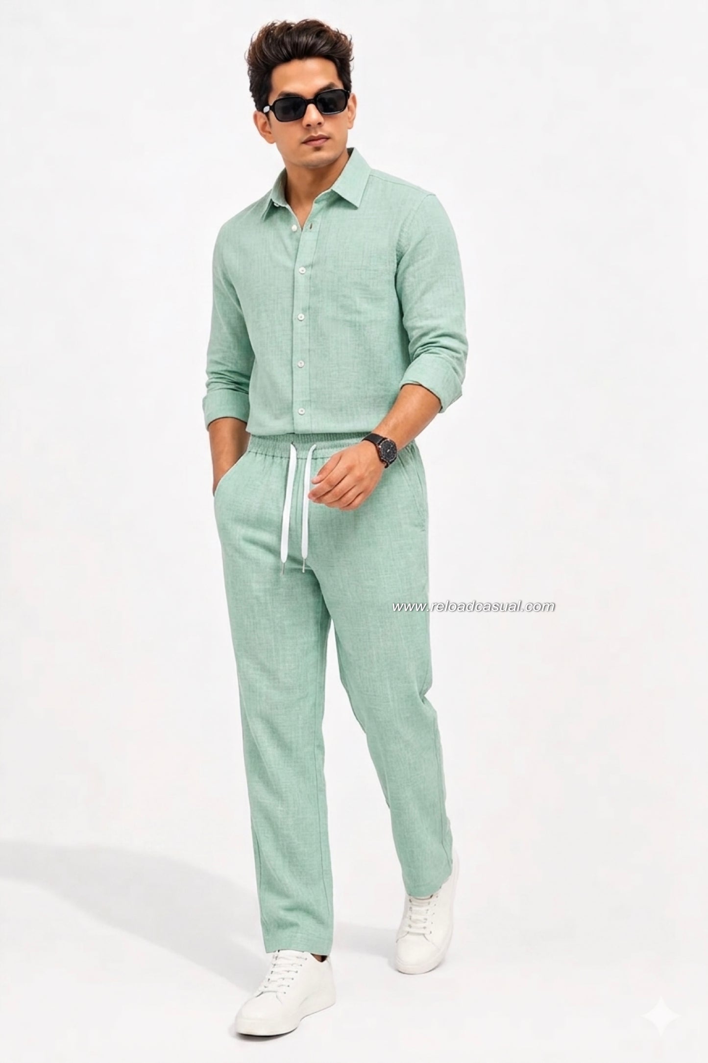 Summer Comfort Linen Tracksuit Set