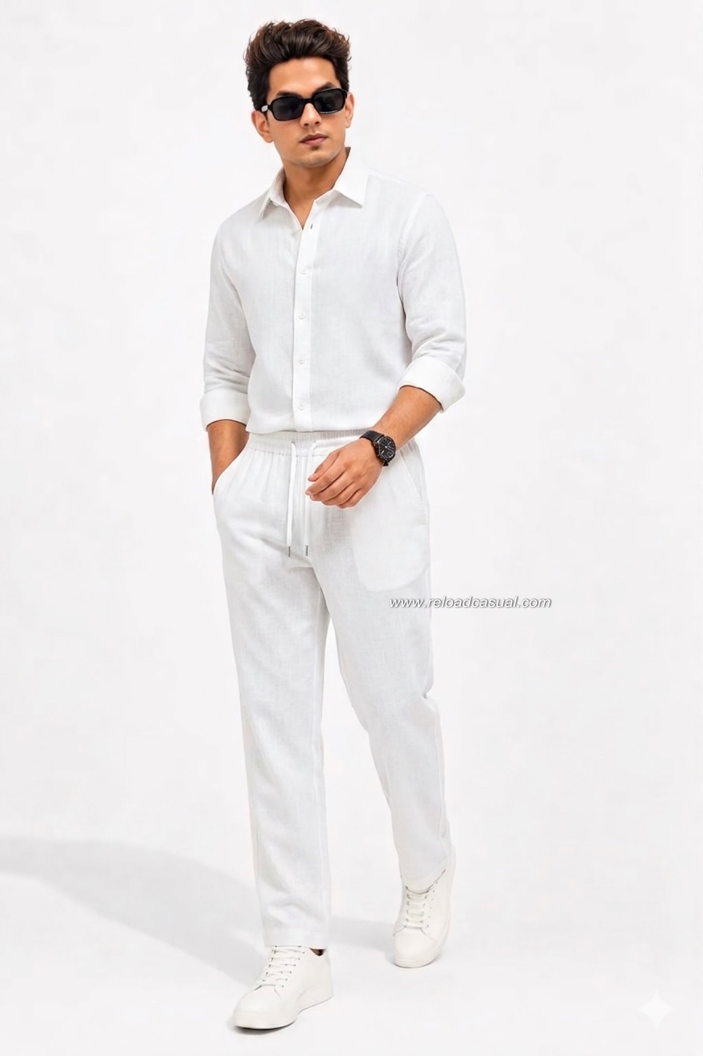 Summer Comfort Linen Tracksuit Set