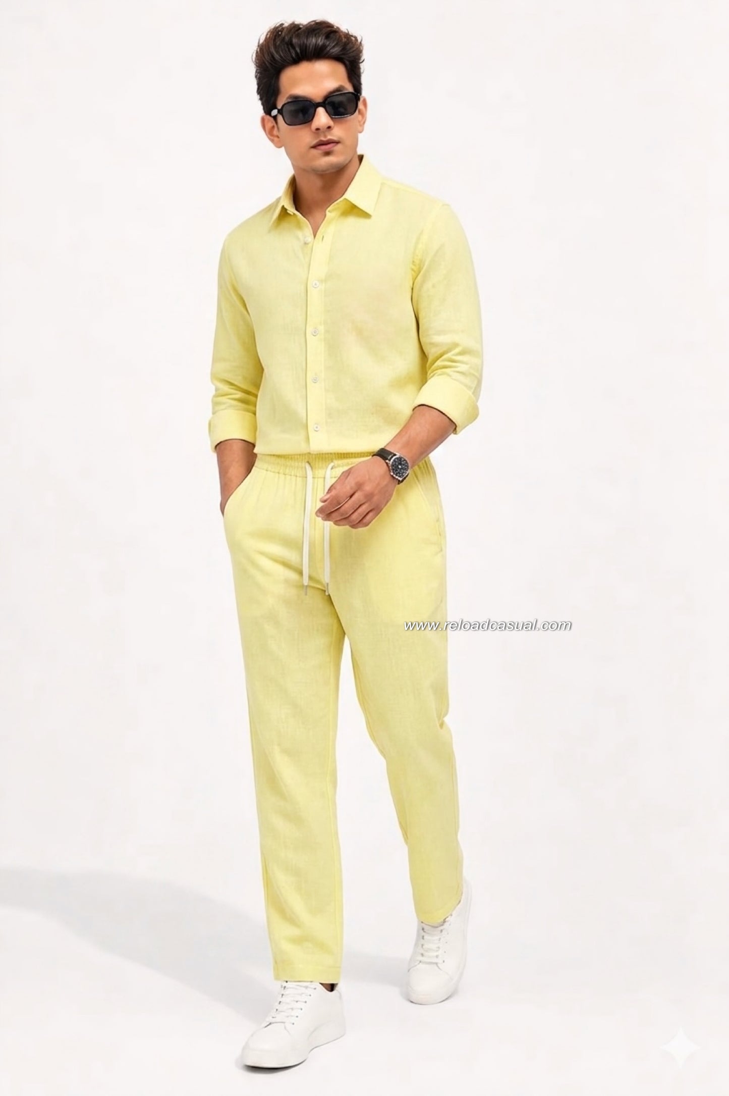 Summer Comfort Linen Tracksuit Set