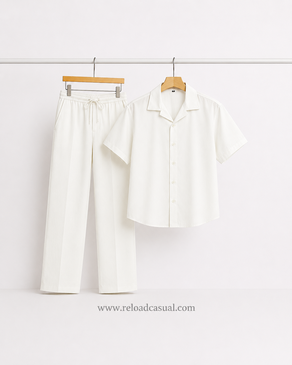 Men's Premium Slub Linen Cord-Set