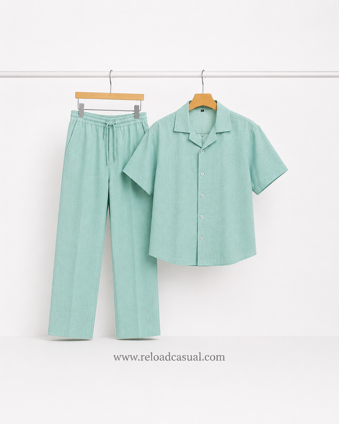 Men's Premium Slub Linen Cord-Set