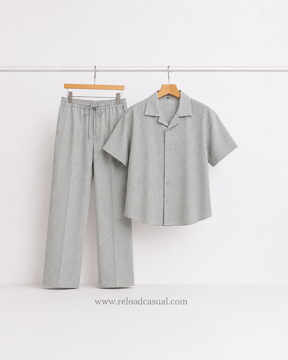 Men's Premium Slub Linen Cord-Set