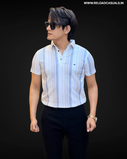 Striped Elegance T-Shirt