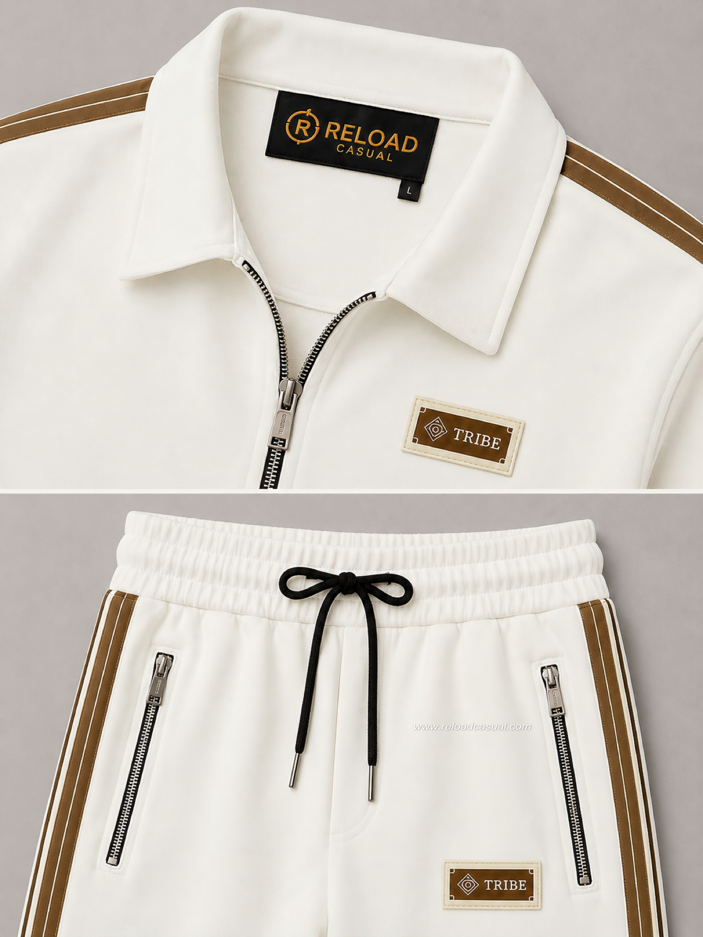 Phantom Prime Tracksuit Collared & Zipper Pockets
