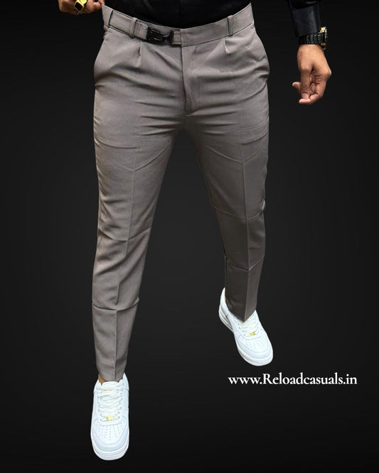 Men's Slim-Fit Buckle Pant