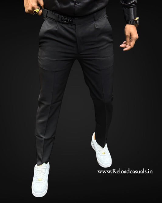 Men's Slim-Fit Buckle Pant