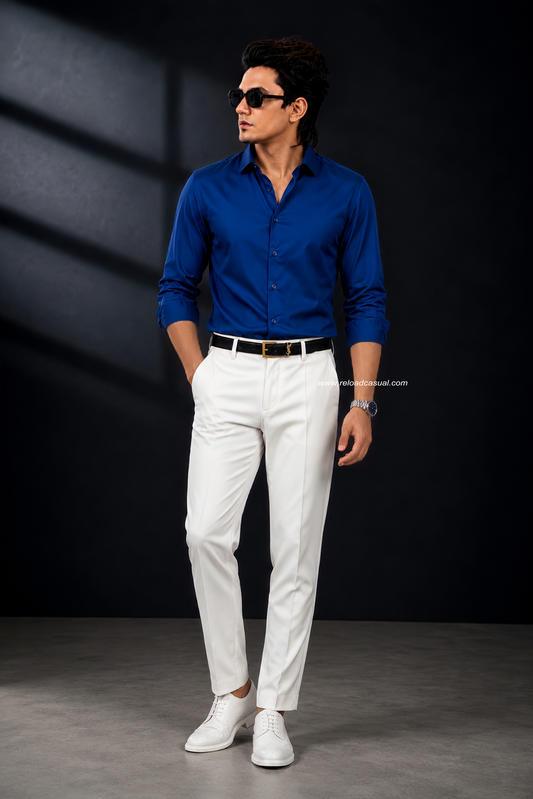 Premium Satin Shirt & Adjustable Pant Combo