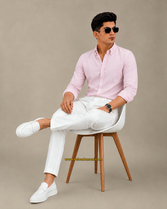 Men's Oxford Breathable Shirt + Hidden Zip Pocket Pant Combo (Copy)