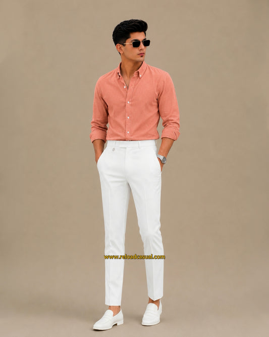 Men's Oxford Breathable Shirt + Hidden Zip Pocket Pant Combo