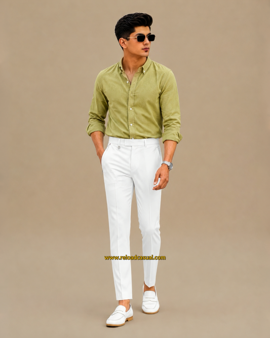 Men's Oxford Breathable Shirt + Hidden Zip Pocket Pant Combo