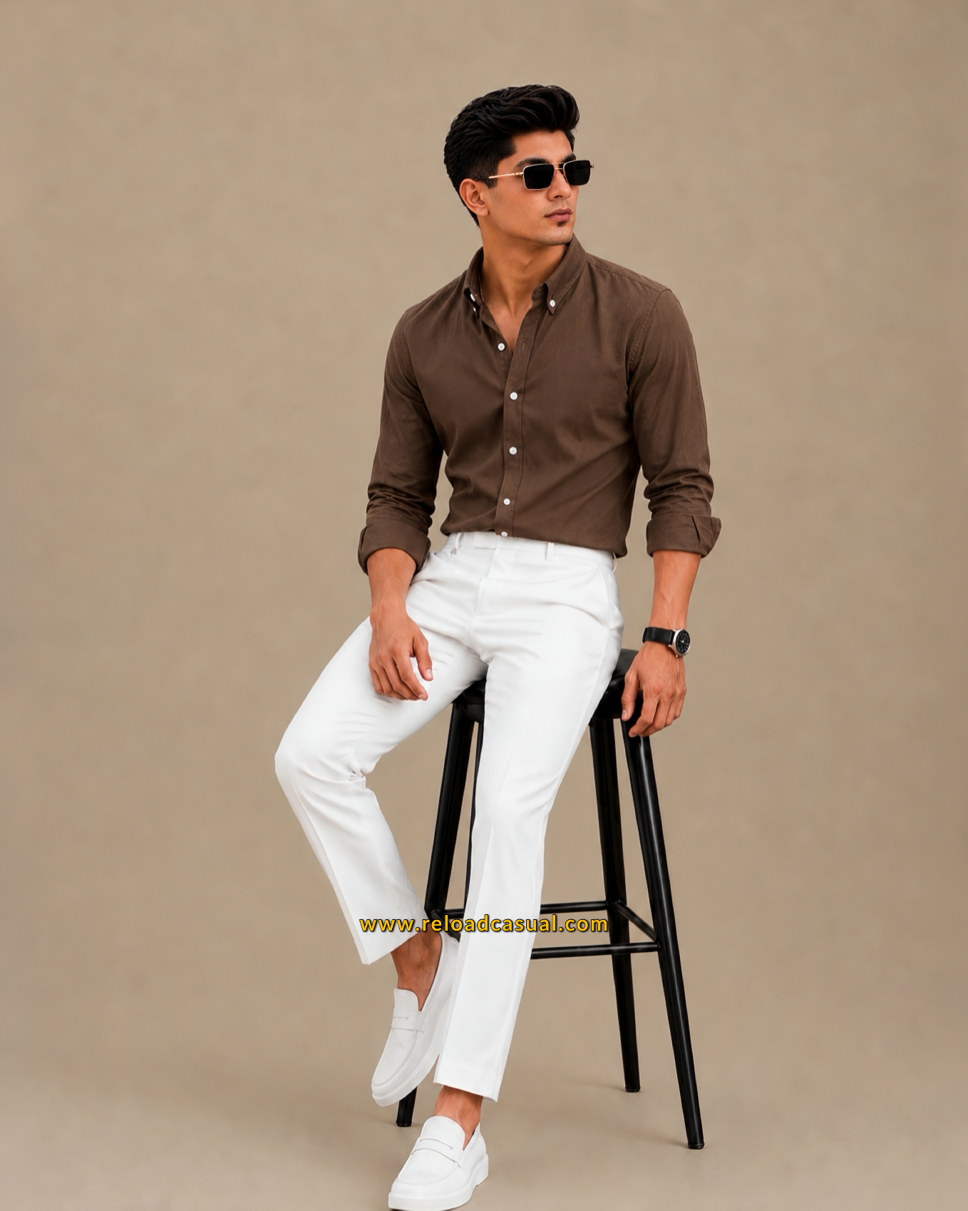 Men's Oxford Breathable Shirt + Hidden Zip Pocket Pant Combo