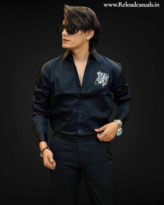 Iconic Zebra Motif Shirt