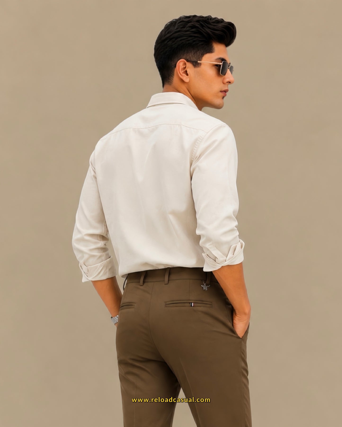 Men's Button-Down Oxford  Breathable Cotton Shirt