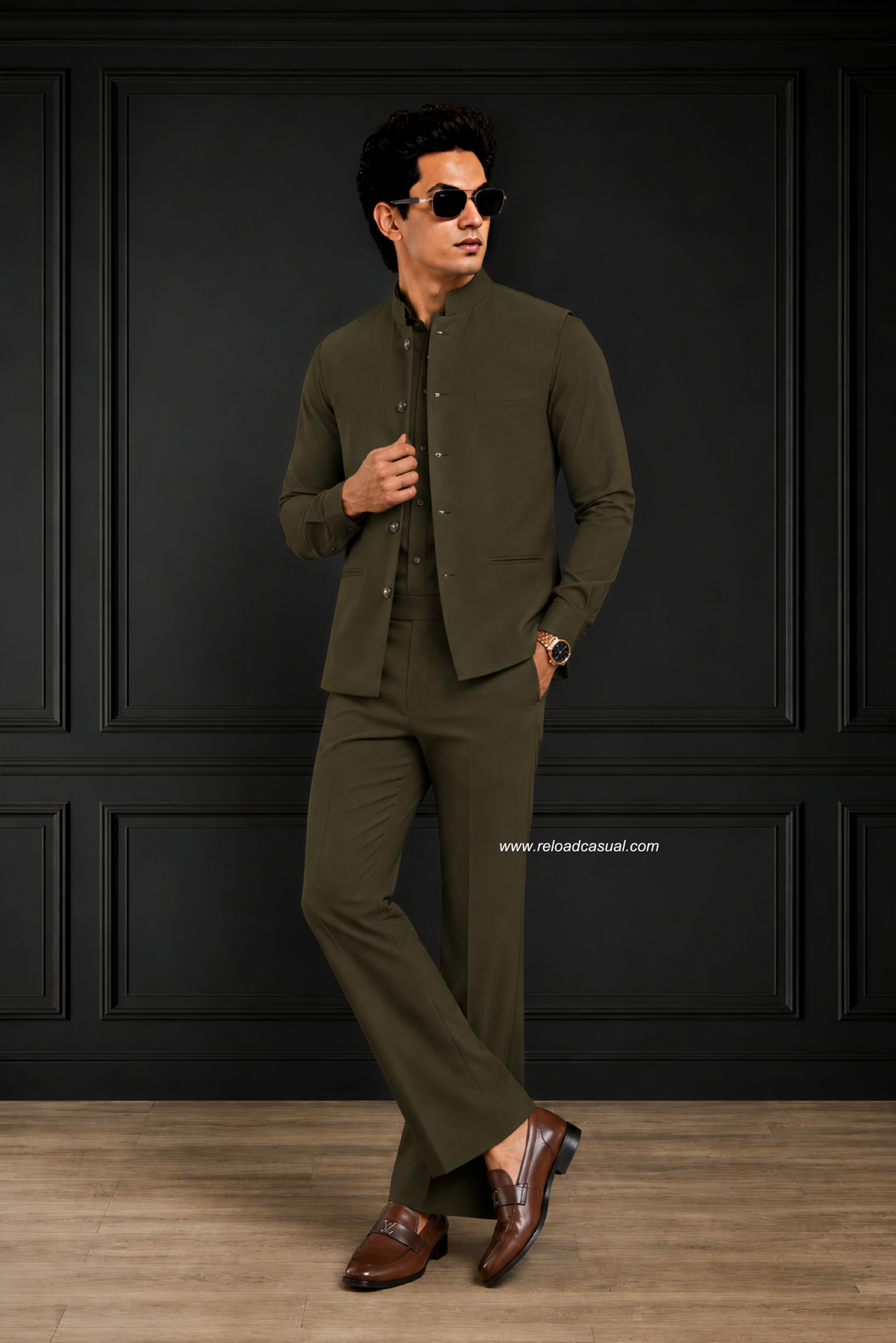 Royal Tailored Sadri Special Bootcut Pant Set