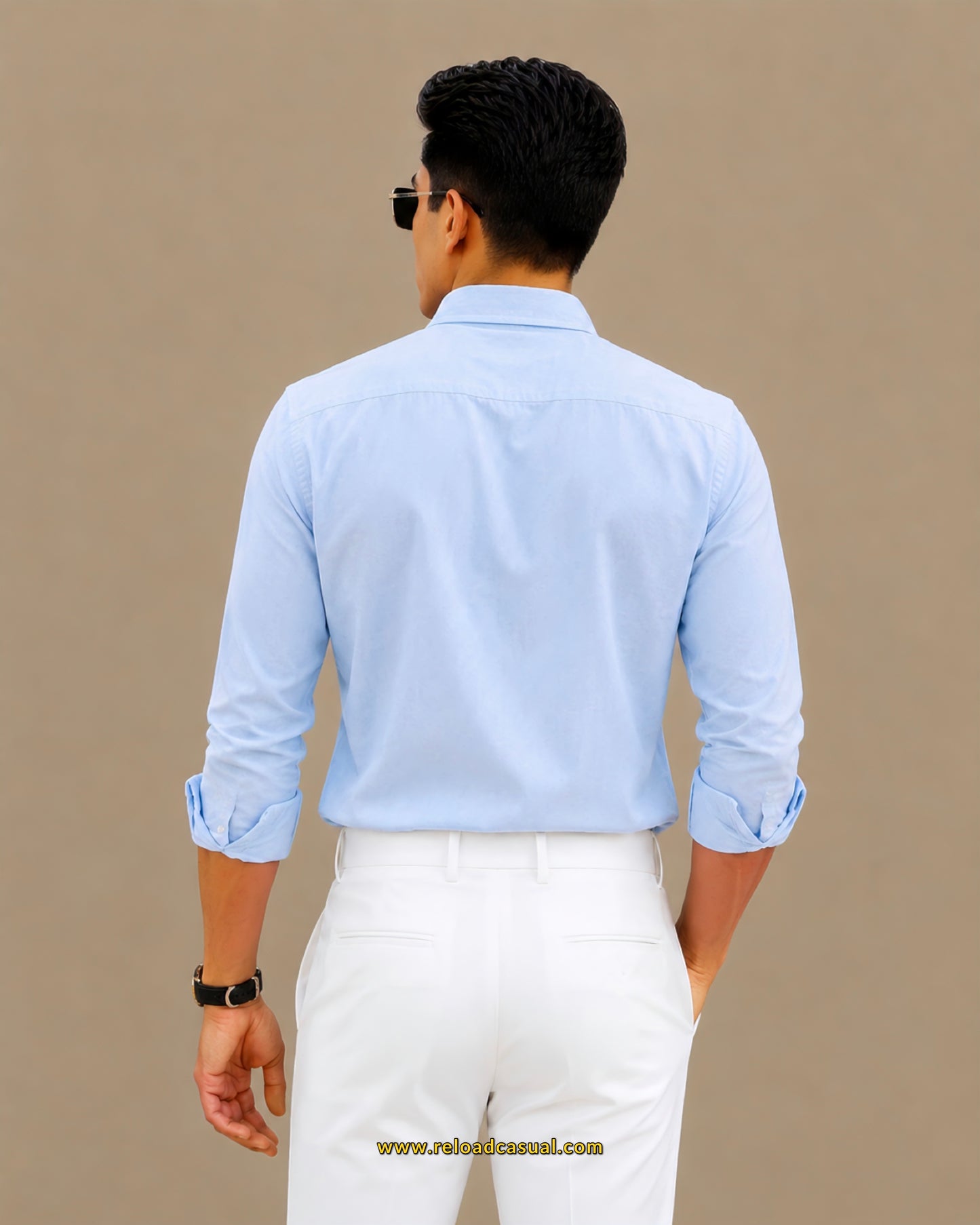 Men's Button-Down Oxford  Breathable Cotton Shirt