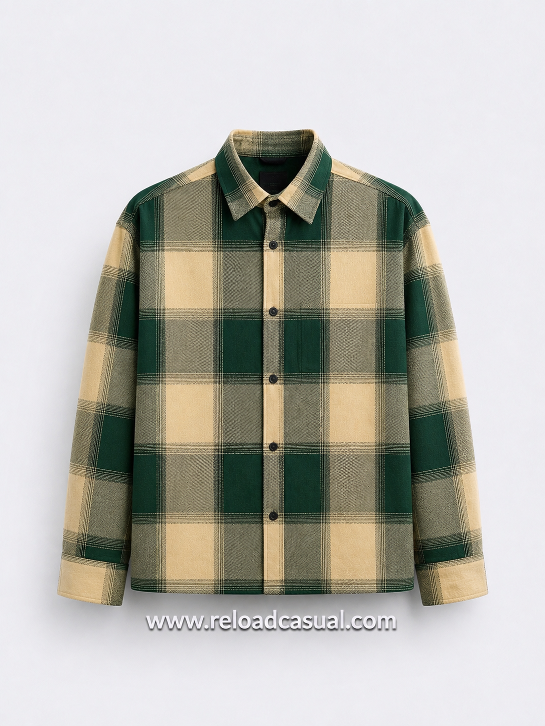 Urban Premium Brushed Check Boxy Fit Shirt