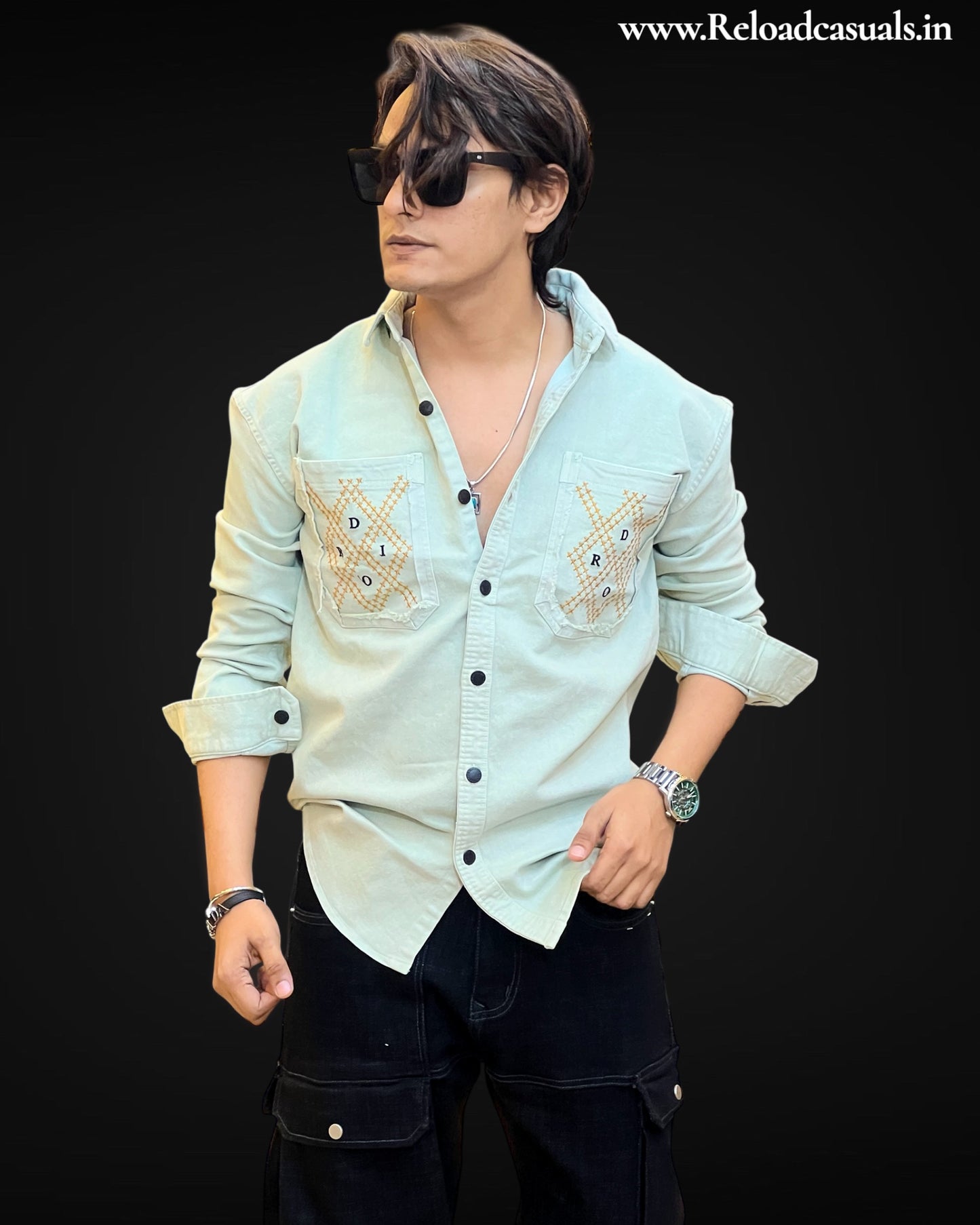 Signature Matrix Pocket Shirt