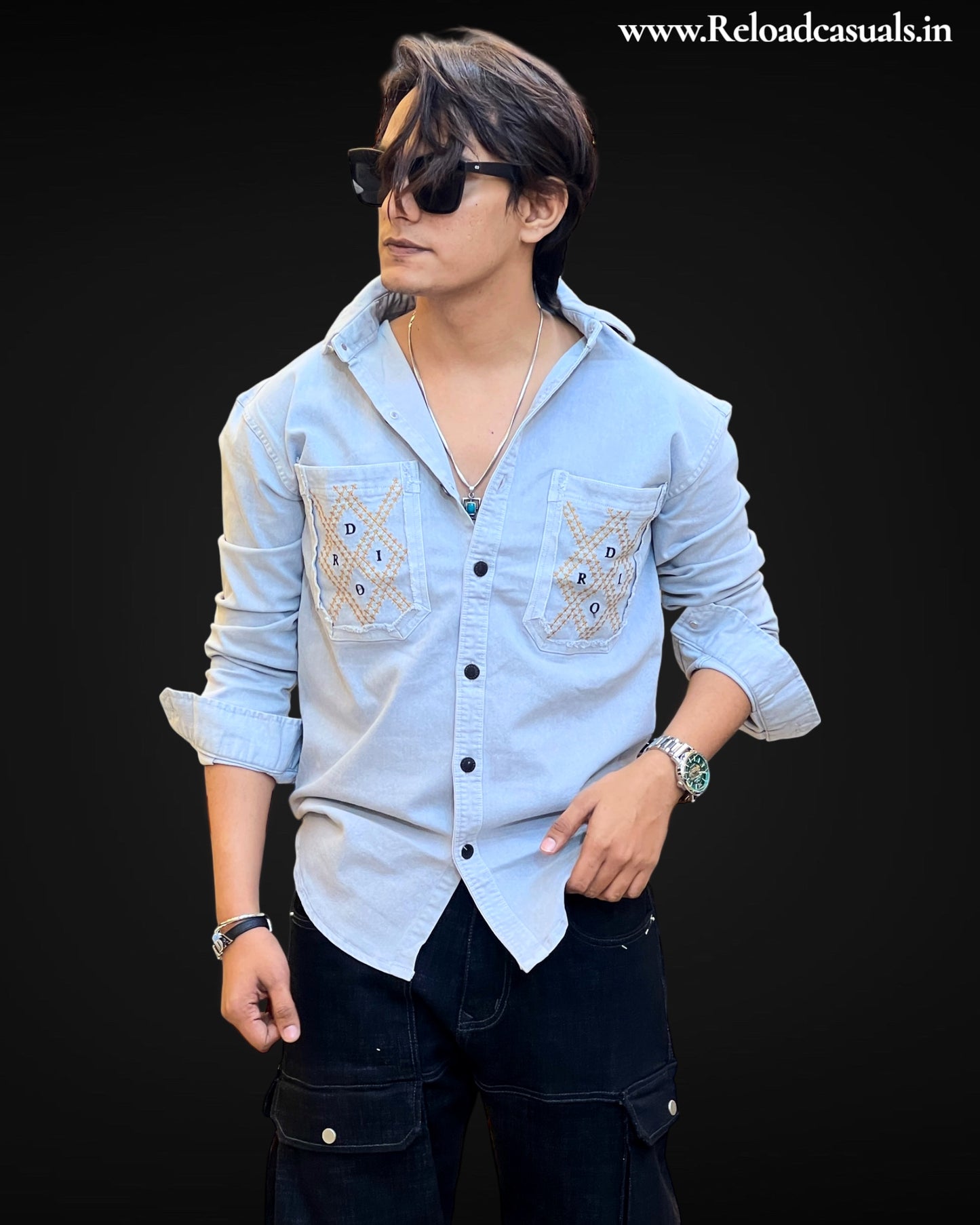 Signature Matrix Pocket Shirt