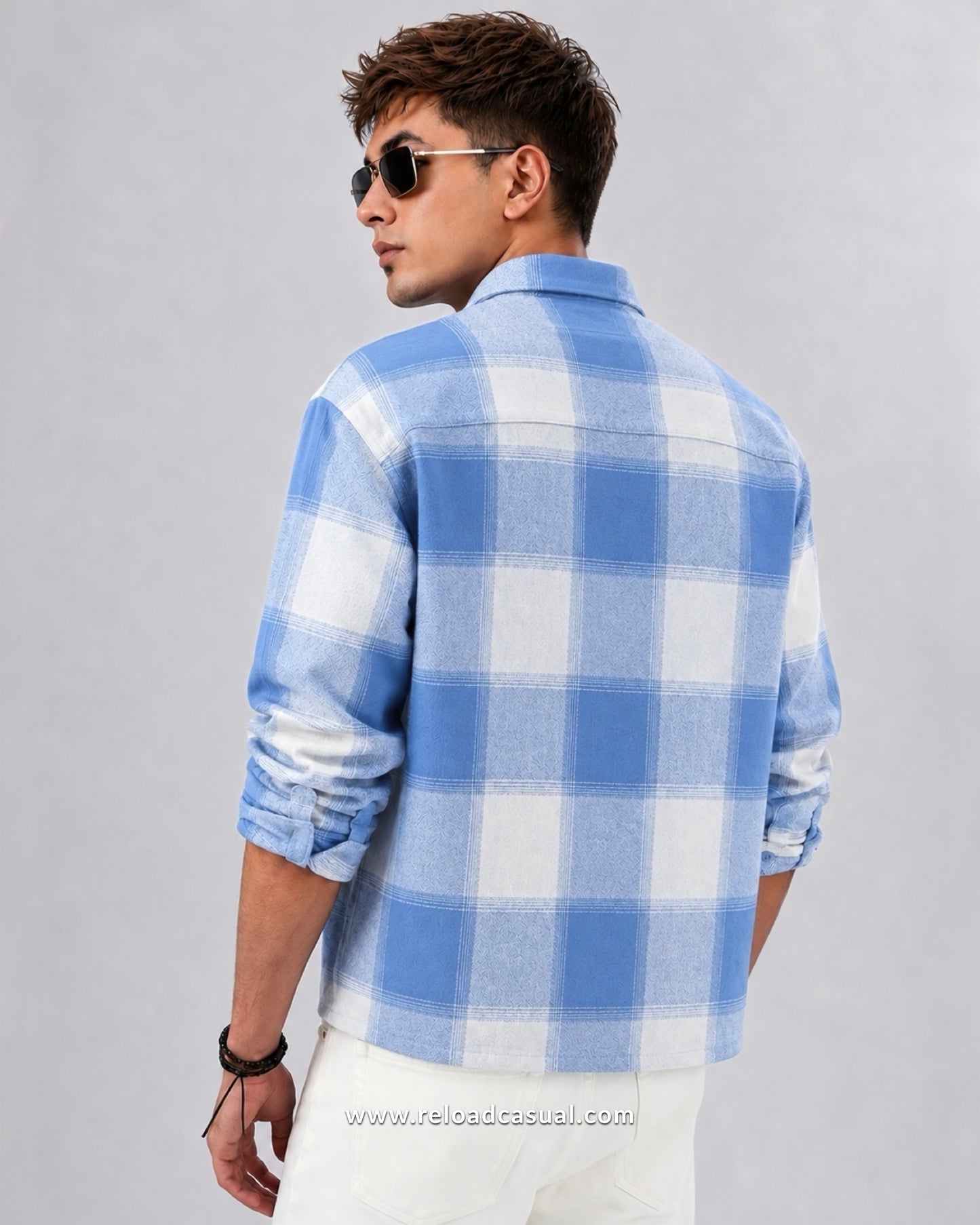 Urban Premium Brushed Check Boxy Fit Shirt