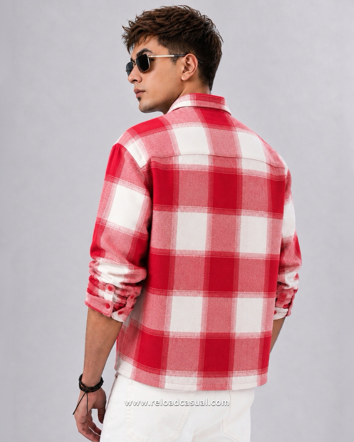 Urban Premium Brushed Check Boxy Fit Shirt