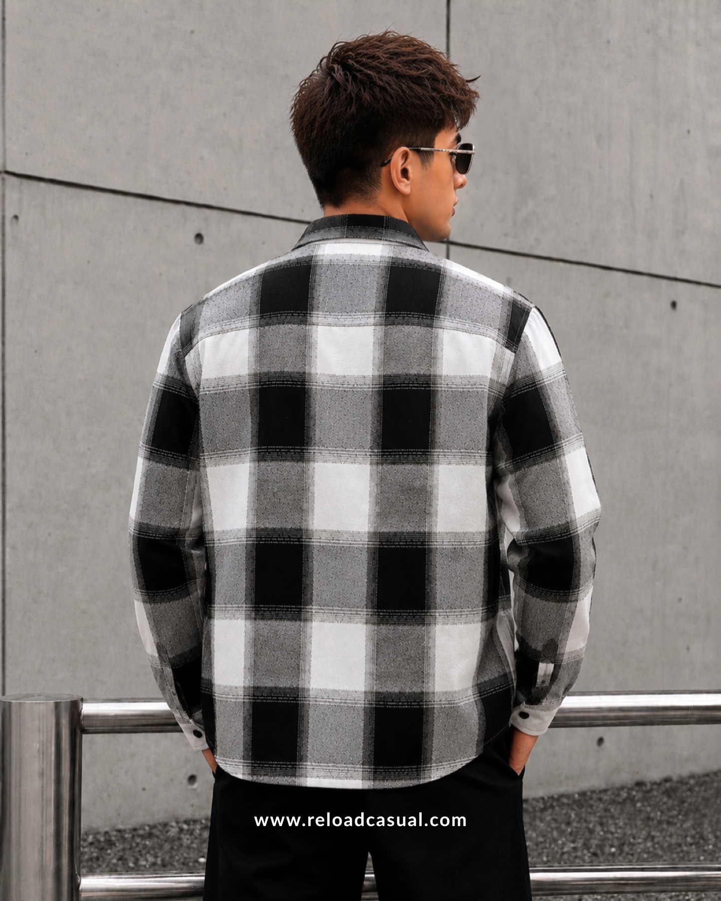 Urban Premium Brushed Check Boxy Fit Shirt