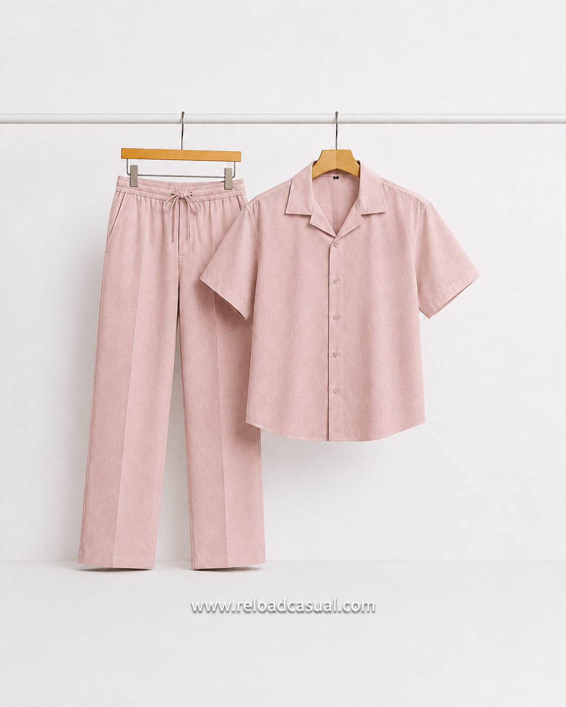 Men's Premium Slub Linen Cord-Set