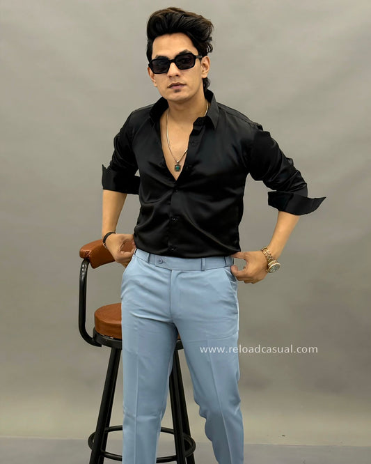 Premium Satin Shirt & Pant Combo