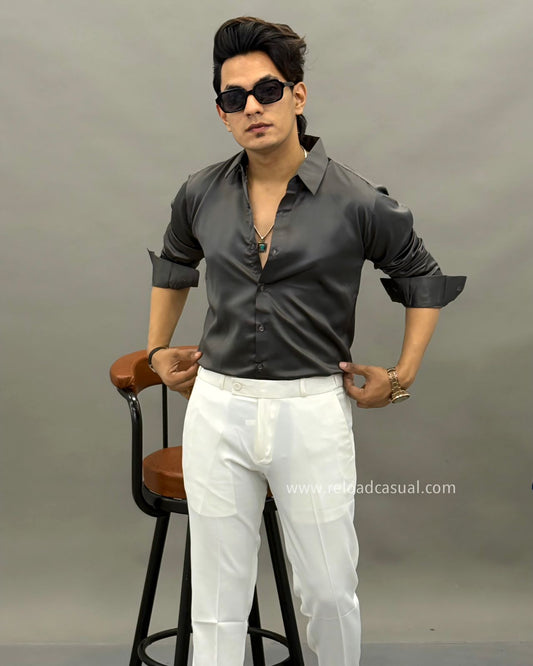 Premium Satin Shirt & Pant Combo