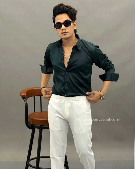 Premium Satin Shirt & Pant Combo