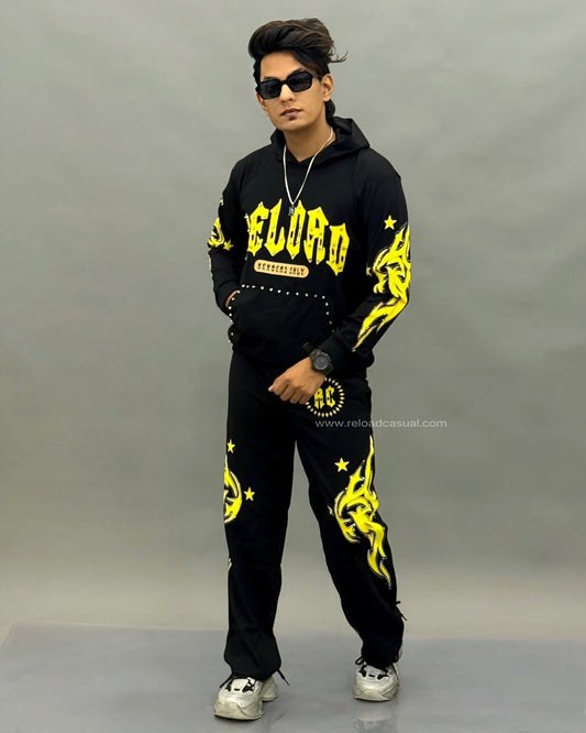 Reload Bold Flame Streetwear Tracksuit