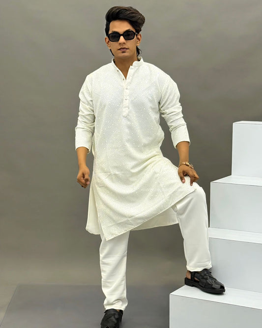 Midnight Sparkle Kurta Set