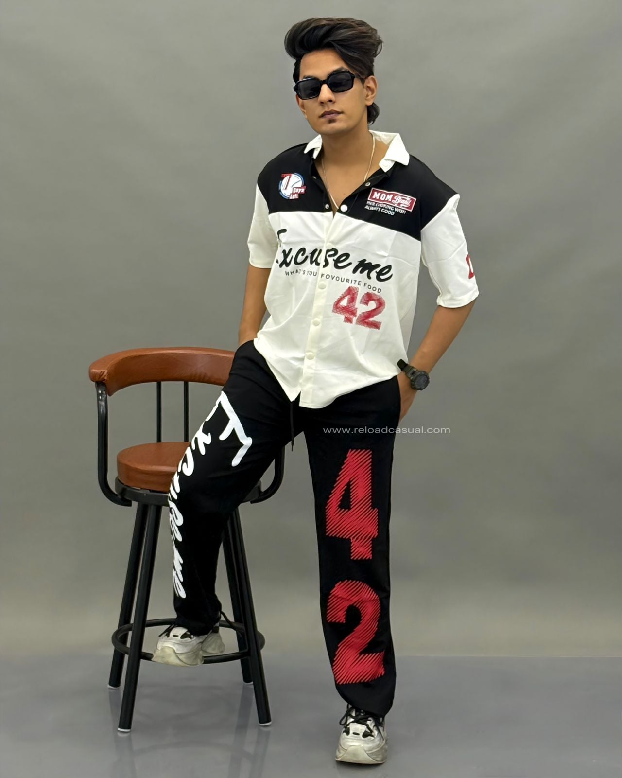 Edgy Street Style Racing Tracksuit