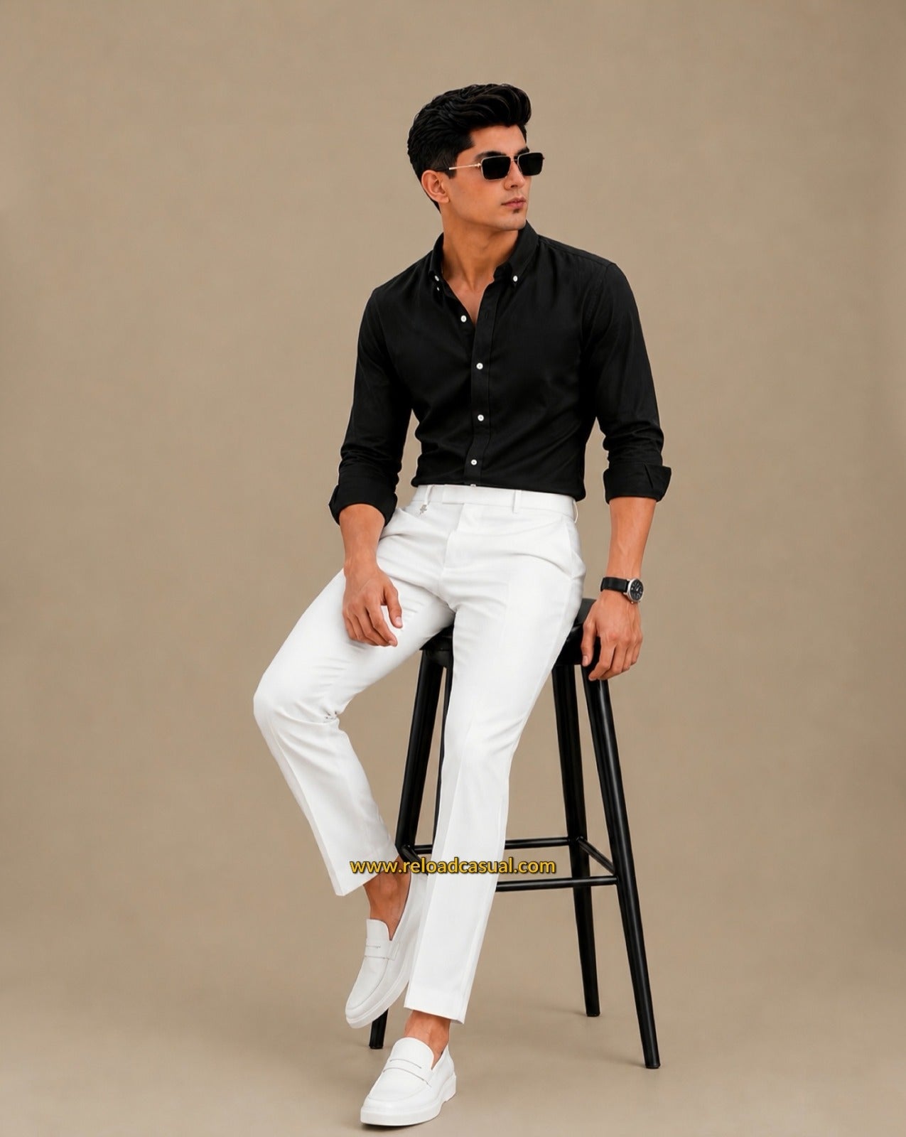 Men's Oxford Breathable Shirt + Hidden Zip Pocket Pant
