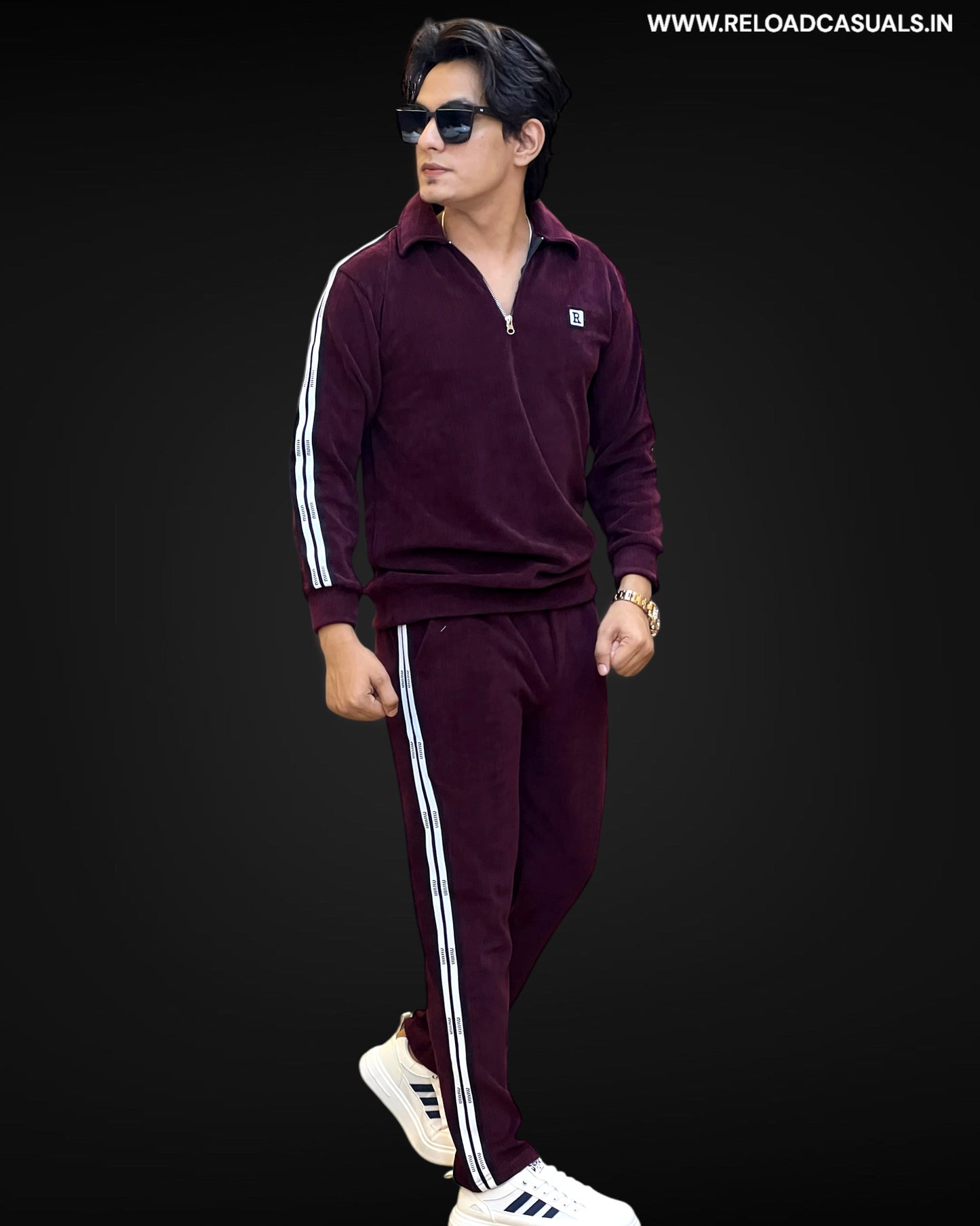 Stripe Imp Full Track Suit - Combo