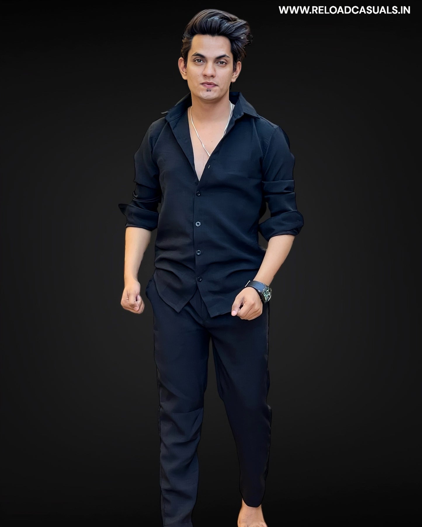 Linen Fabric Full Track Suit - Combo