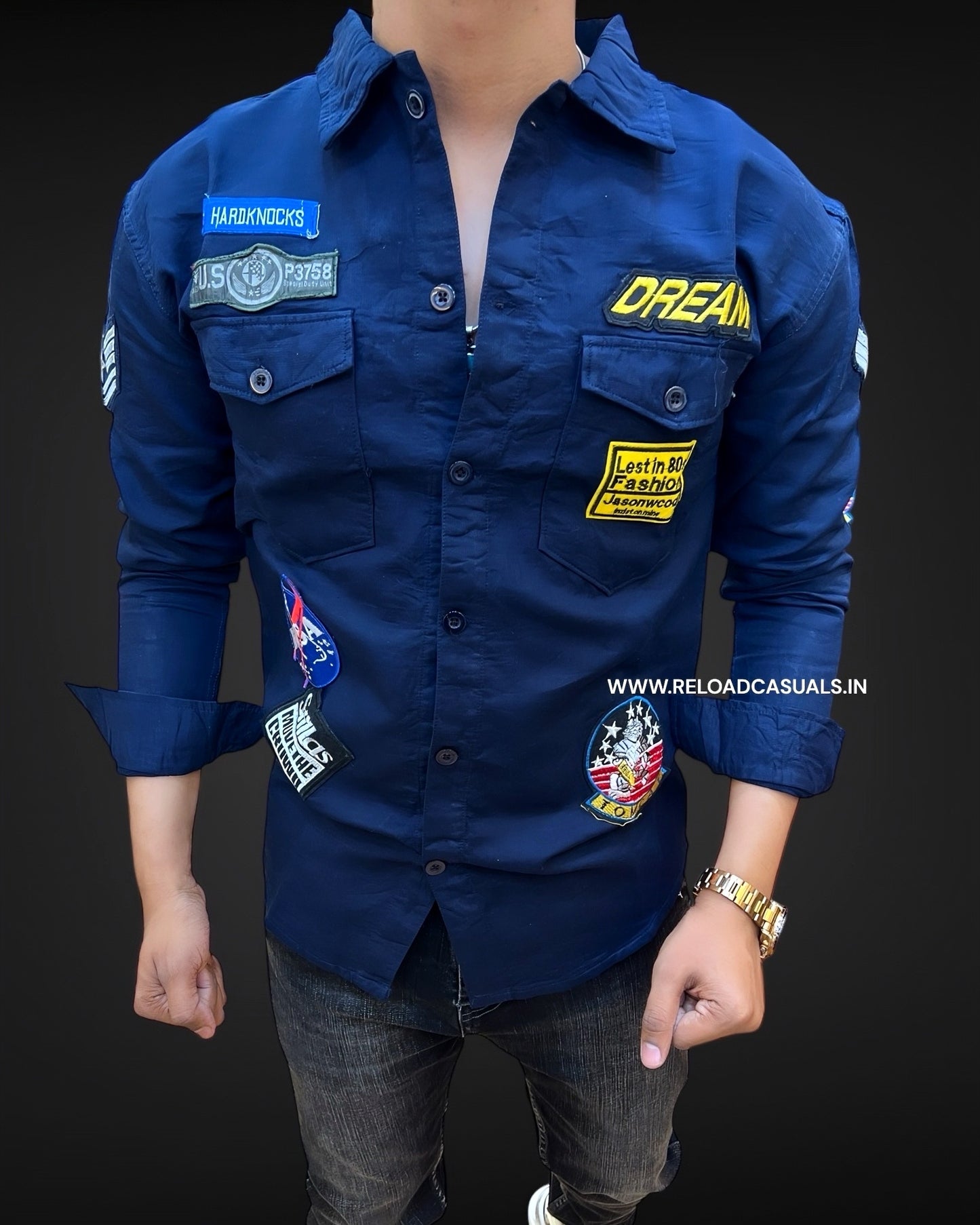Dream Denim Patch Shirt